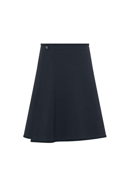 Ponte Flare Wrap Skirt