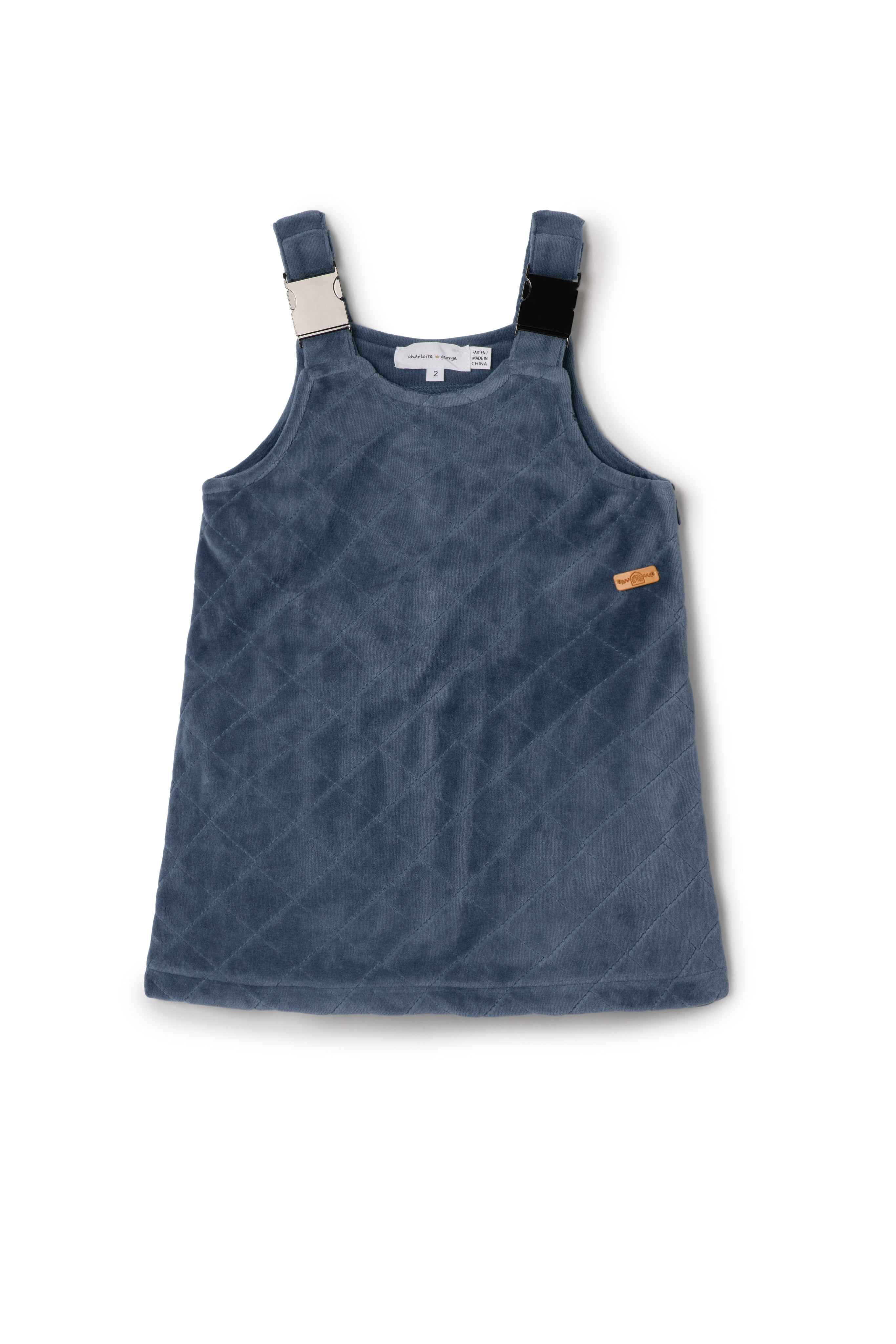 Quilted Velour Jumper