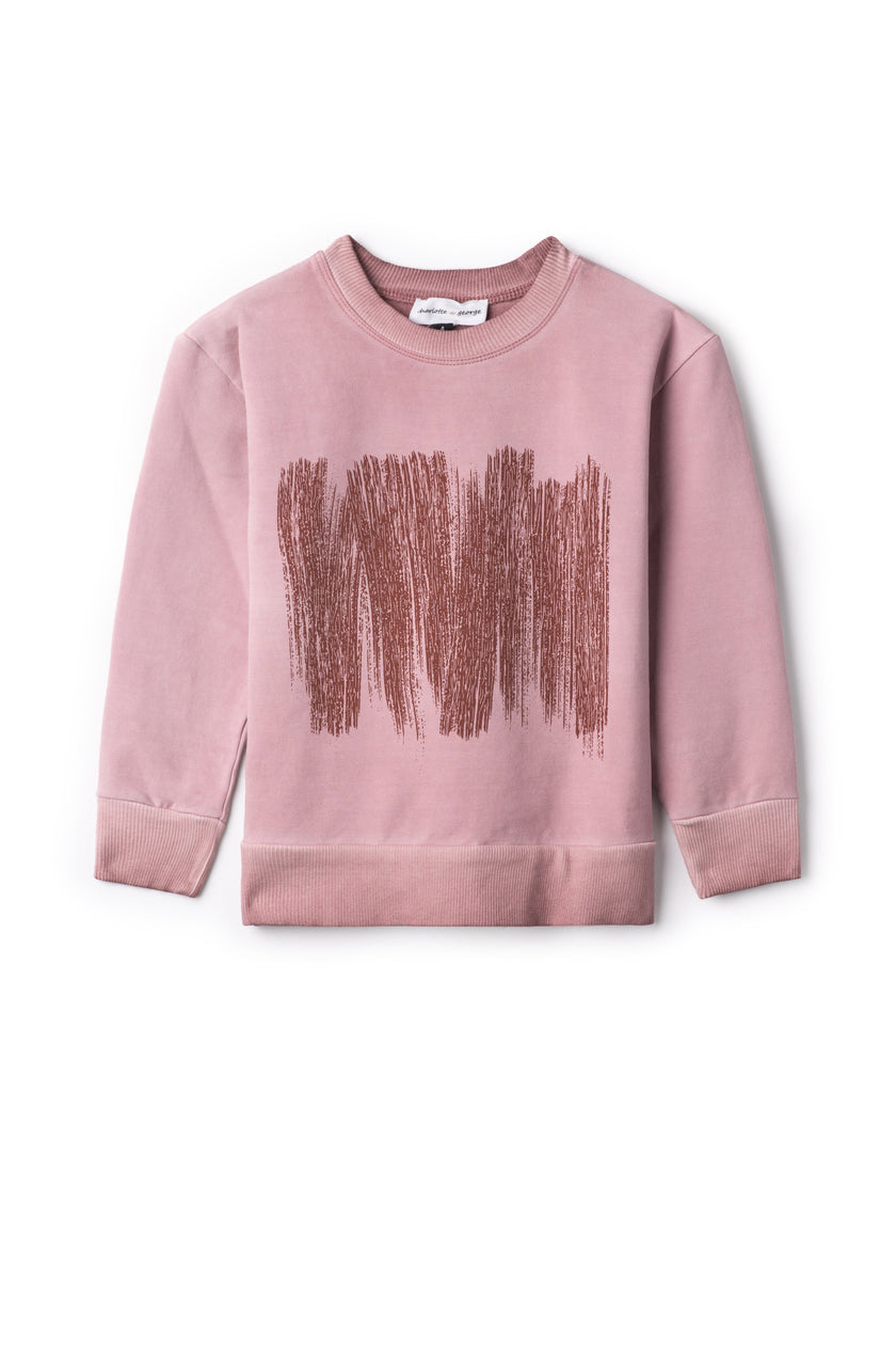 Painted Print Sweatshirt