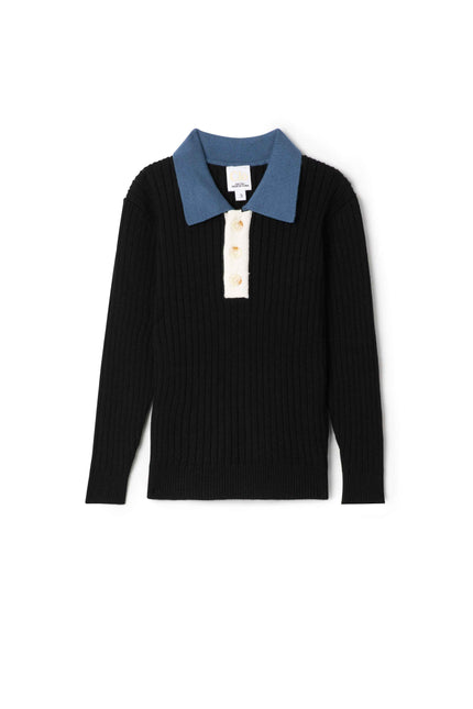 Multi Polo Rib Sweater
