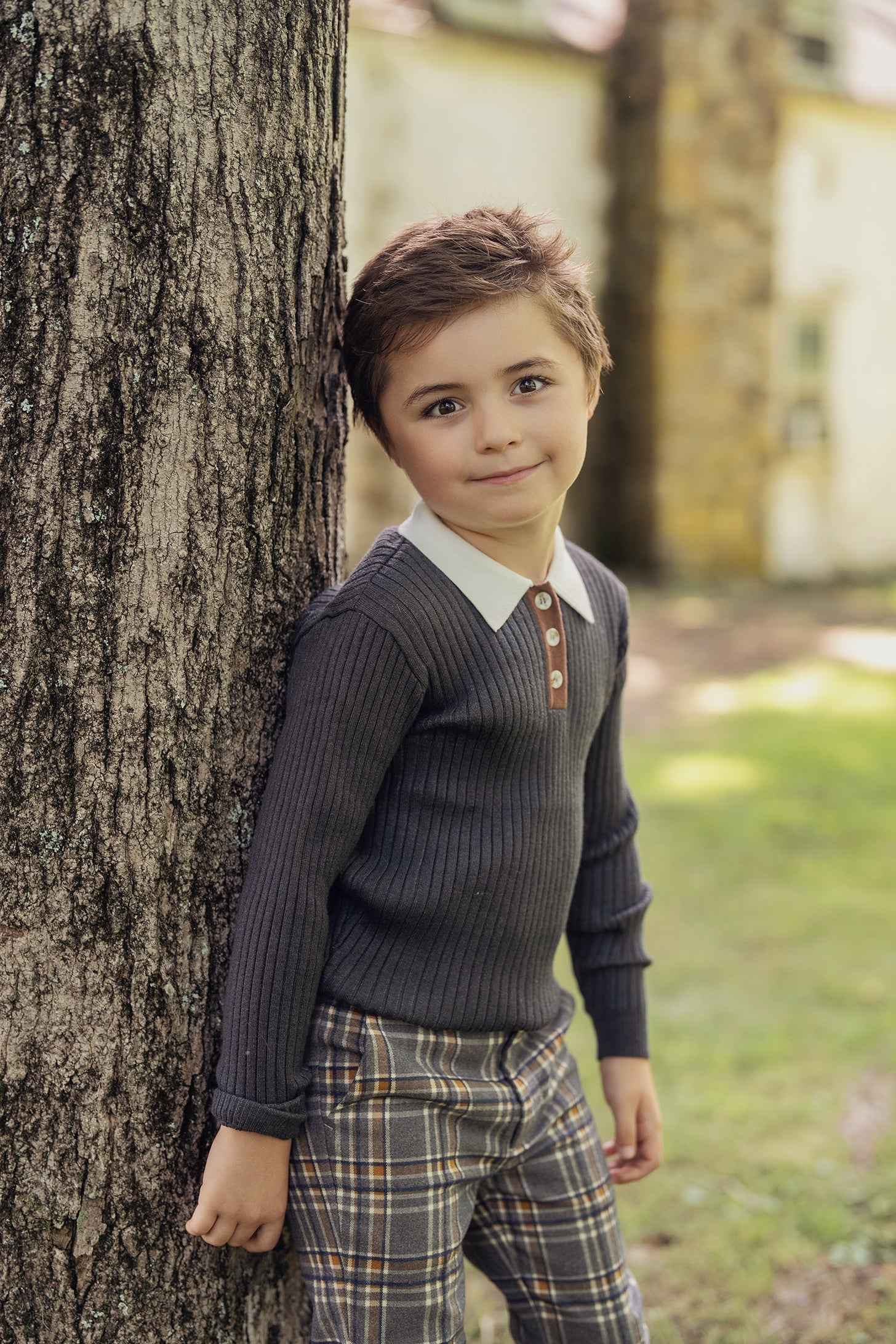 Multi Polo Rib Sweater