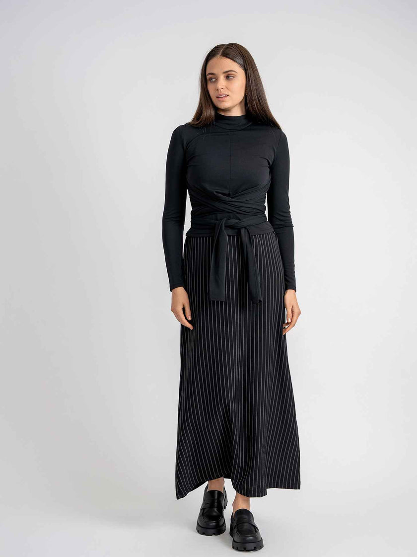 Stripped Midi Jumper