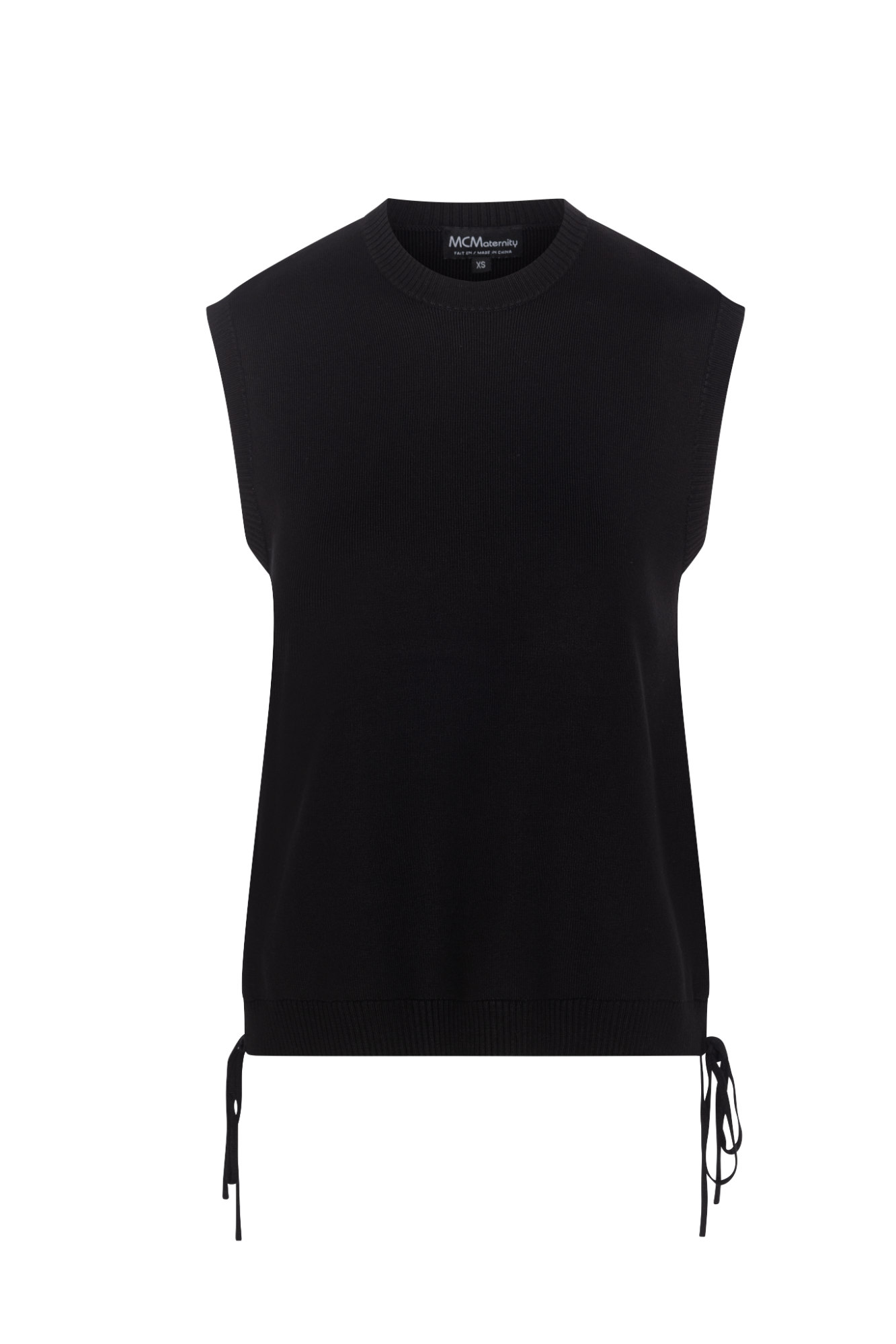 Maternity High Low Knit Vest