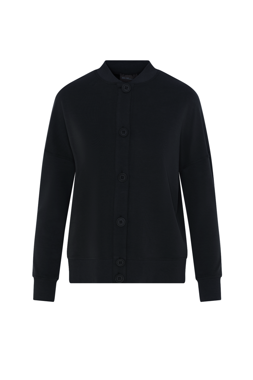 Maternity Cropped Sweat Shirt Cardigan