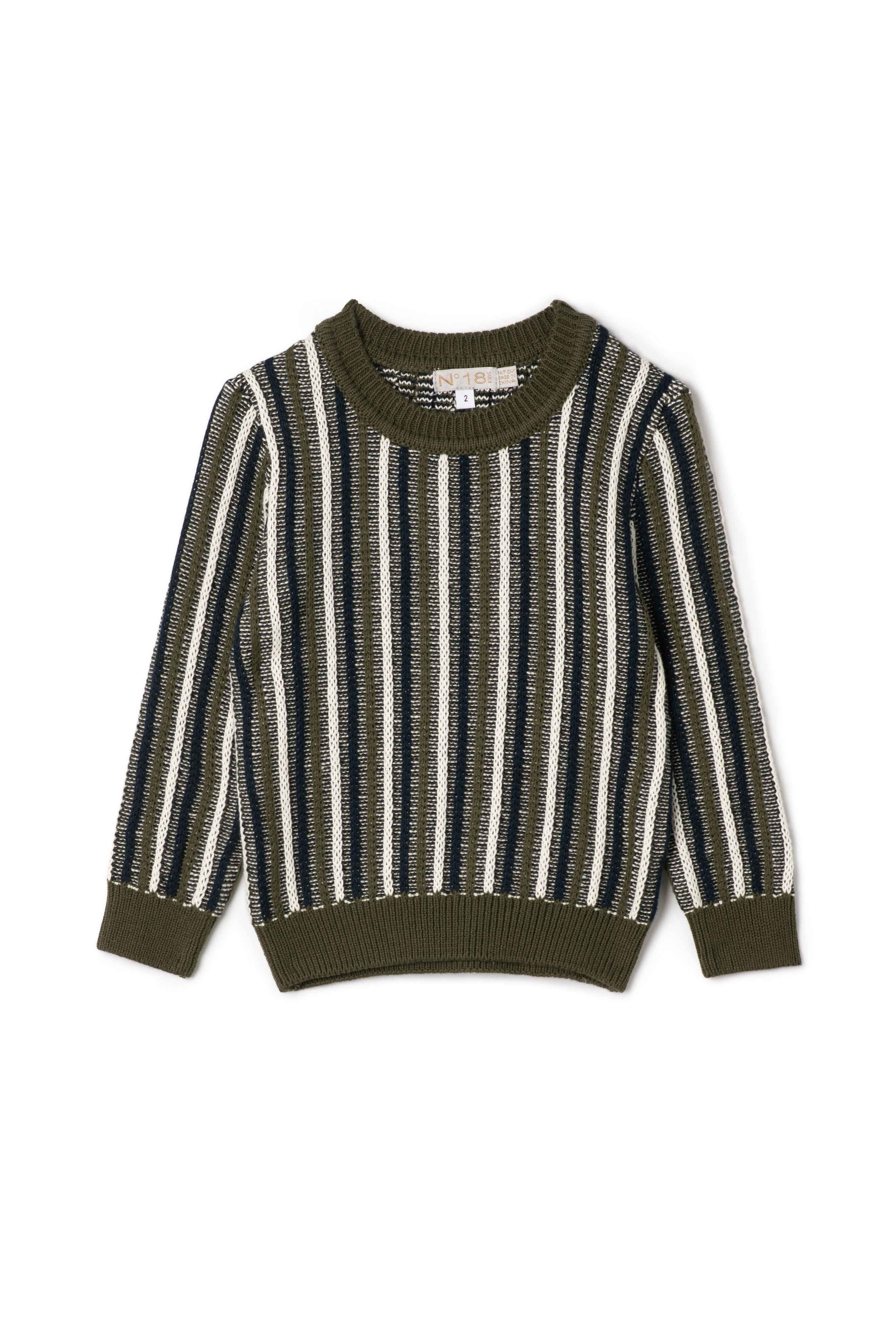 Stripped Knit Sweater