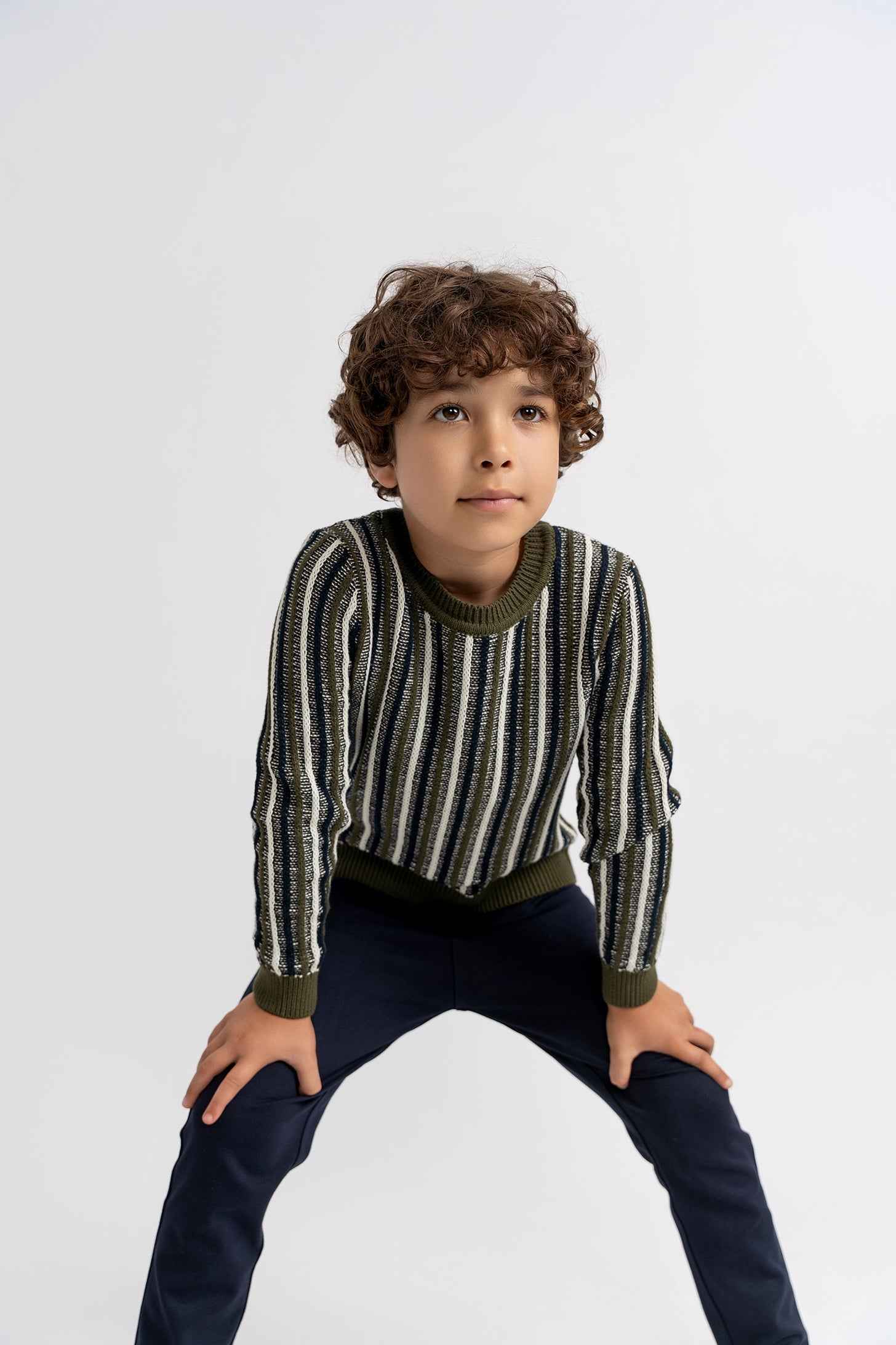 Stripped Knit Sweater