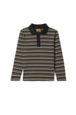 Waffle Stripped Polo
