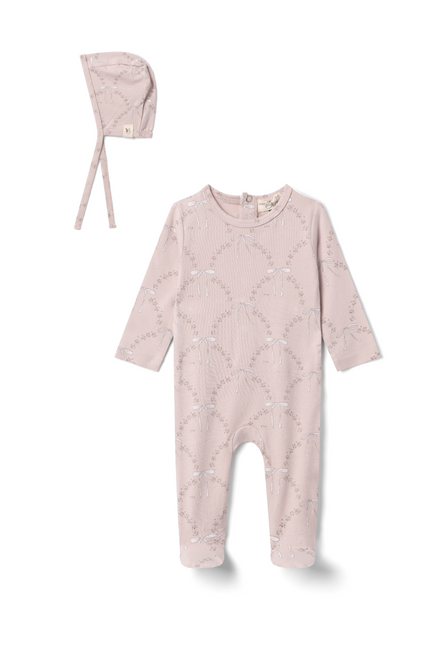 Bow Print Onesie