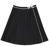 Pleated Knit Skirt