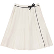 Pleated Knit Skirt