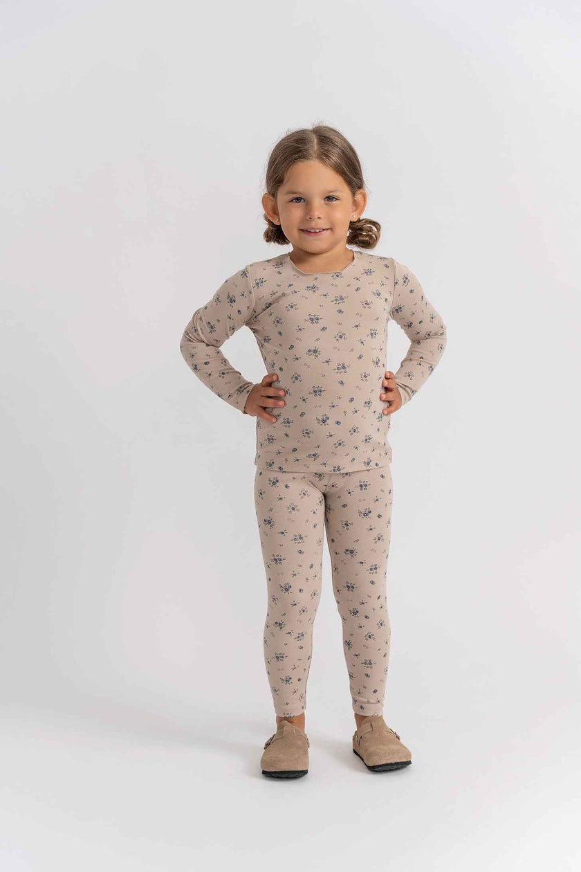 Floral Print Leggings Set