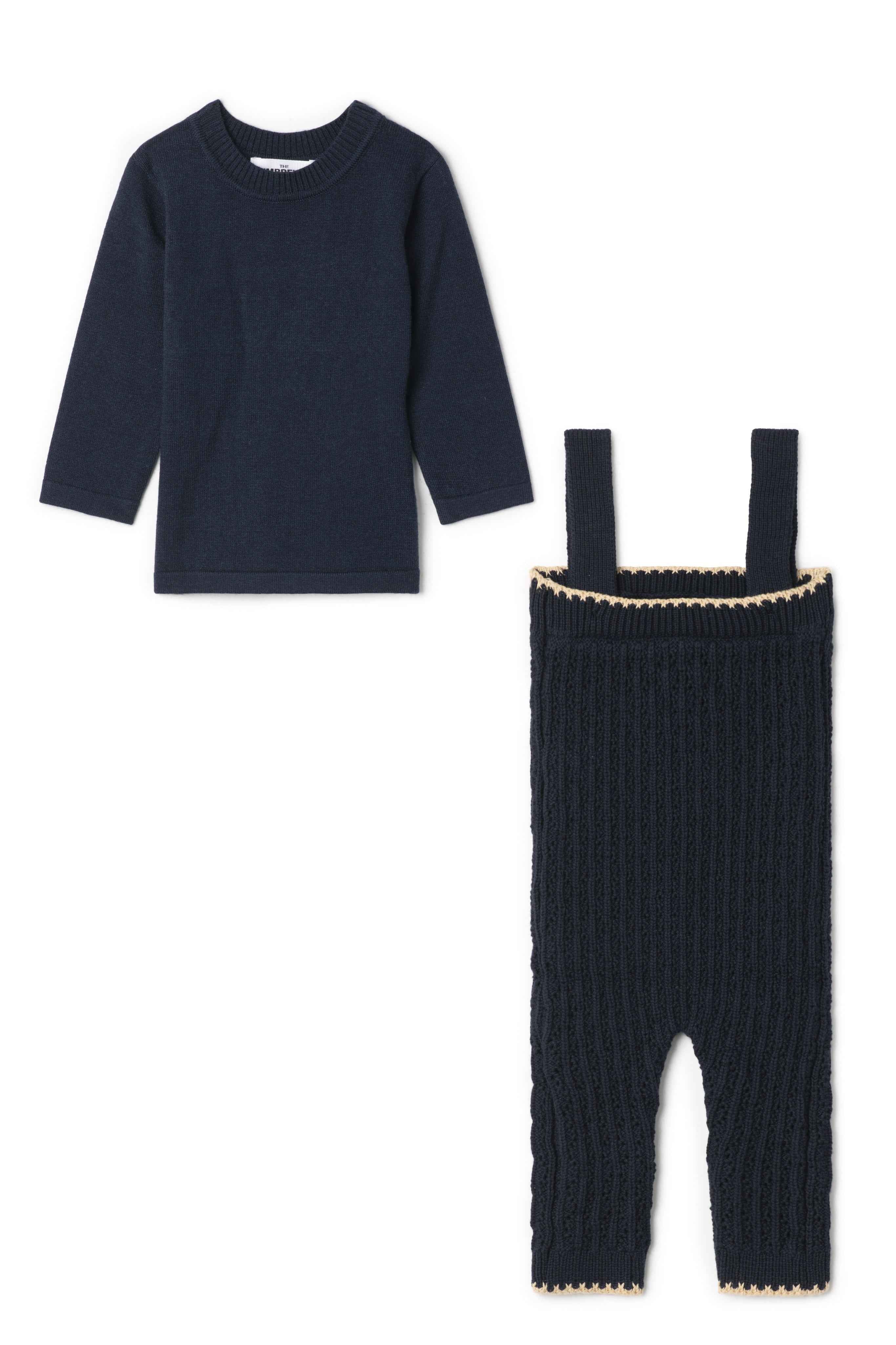 Knit Overall Set