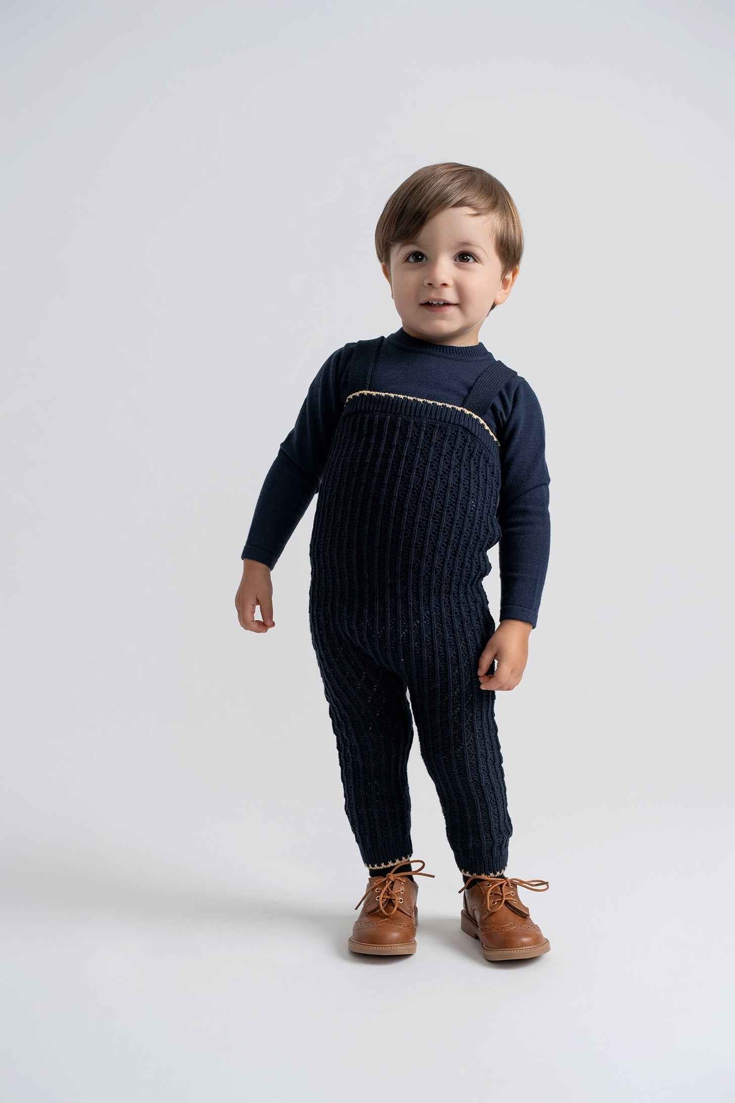Knit Overall Set