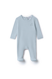 Stripped Hook Stitch Applique Onesie