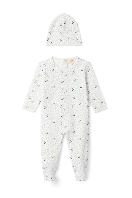 Branch and Cherry Print Onesie