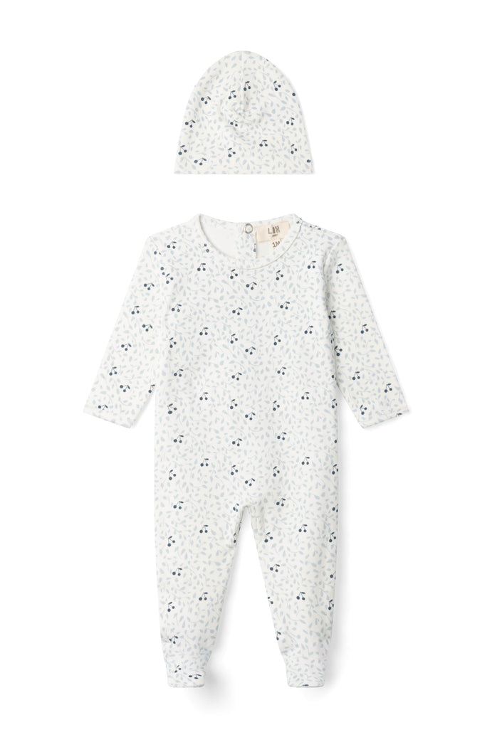 Branch and Cherry Print Onesie