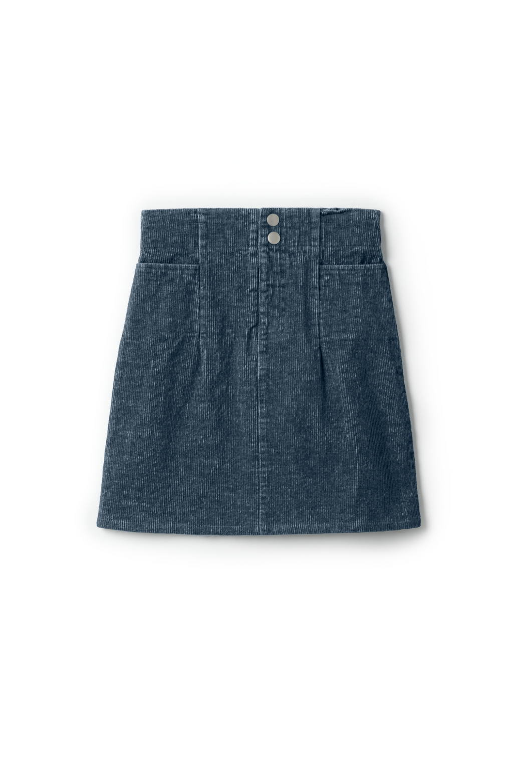 Rib Denim Skirt
