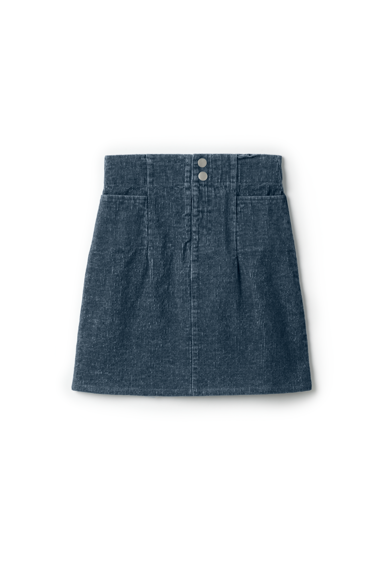 Rib Denim Skirt