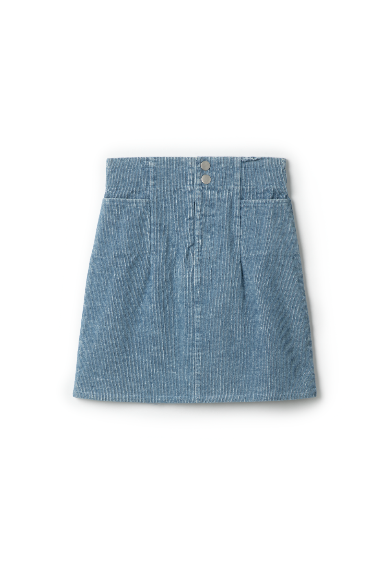 Rib Denim Skirt