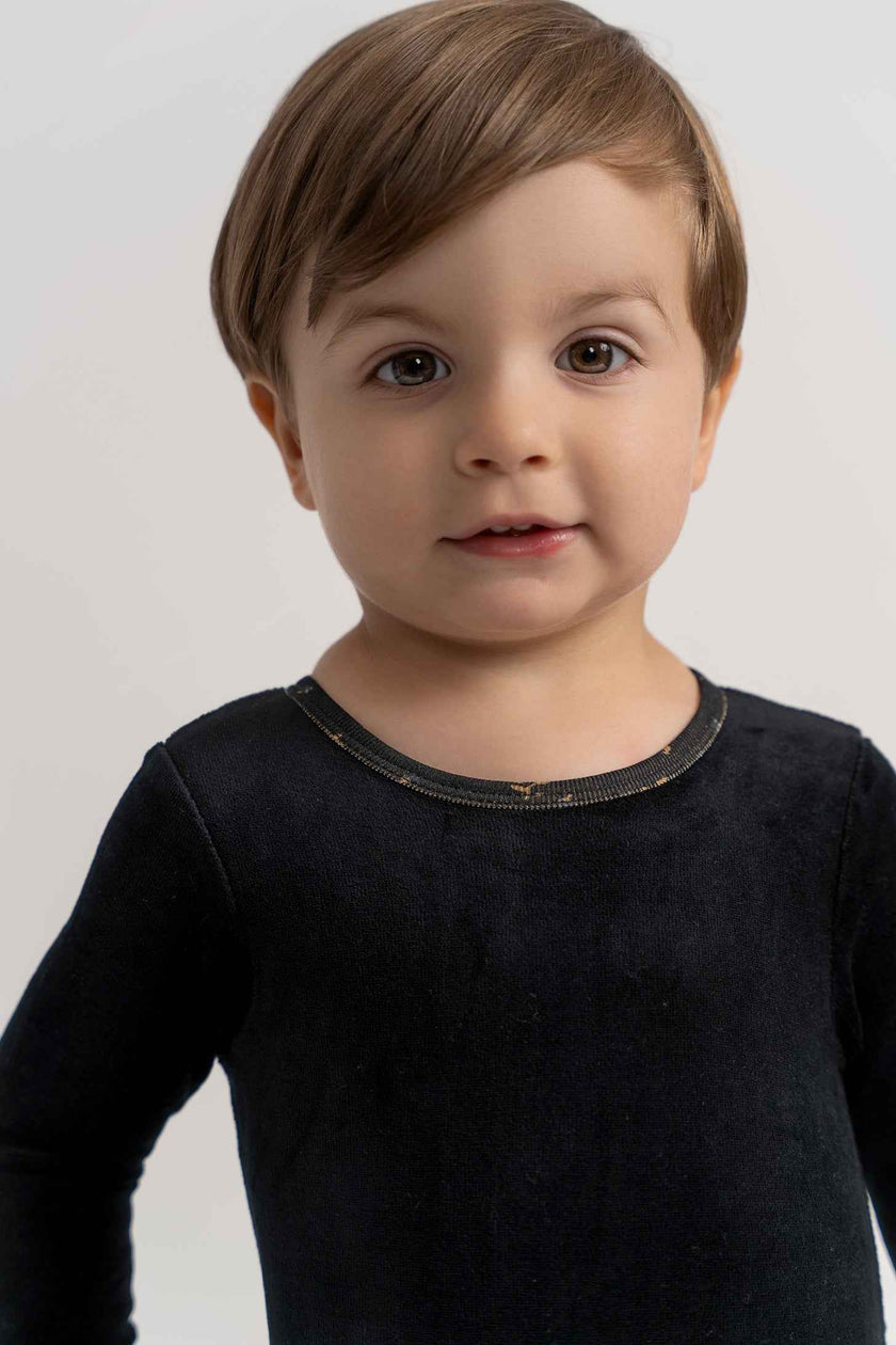 Velour Printed Onesie