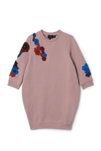 Hook Stitch Sweatershirt Dress