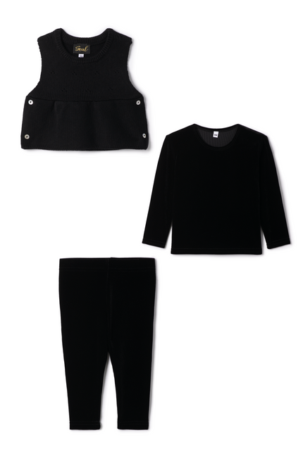 Slinky Velour 3Pc Set