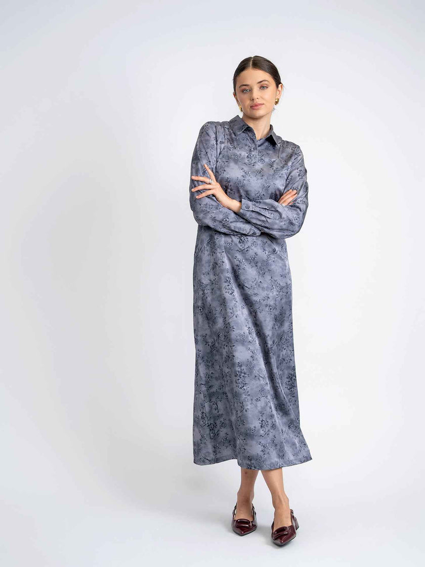 Satin Printed Jumper and Top