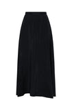A-Line Cupro Midi Skirt