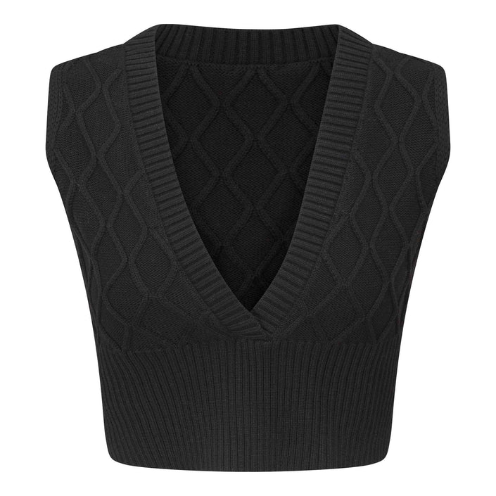 Textured Knit Vest