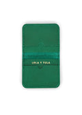 Leather Cardholder Wallet Emerald