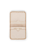 Leather Cardholder Wallet Sand