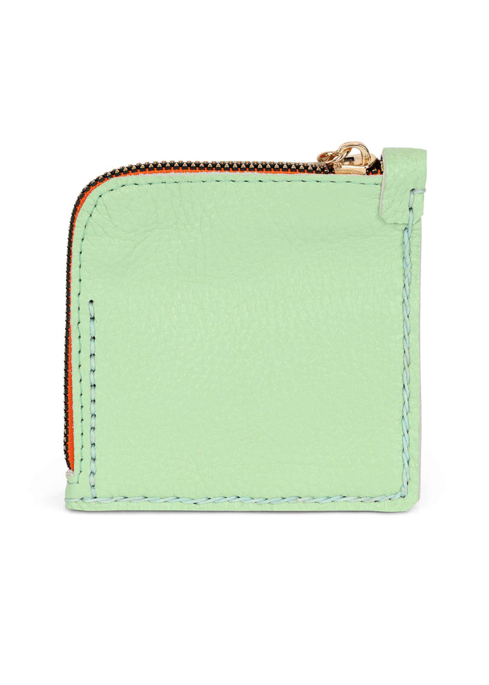 Jaguar Embroidered Zip Around Wallet Mint