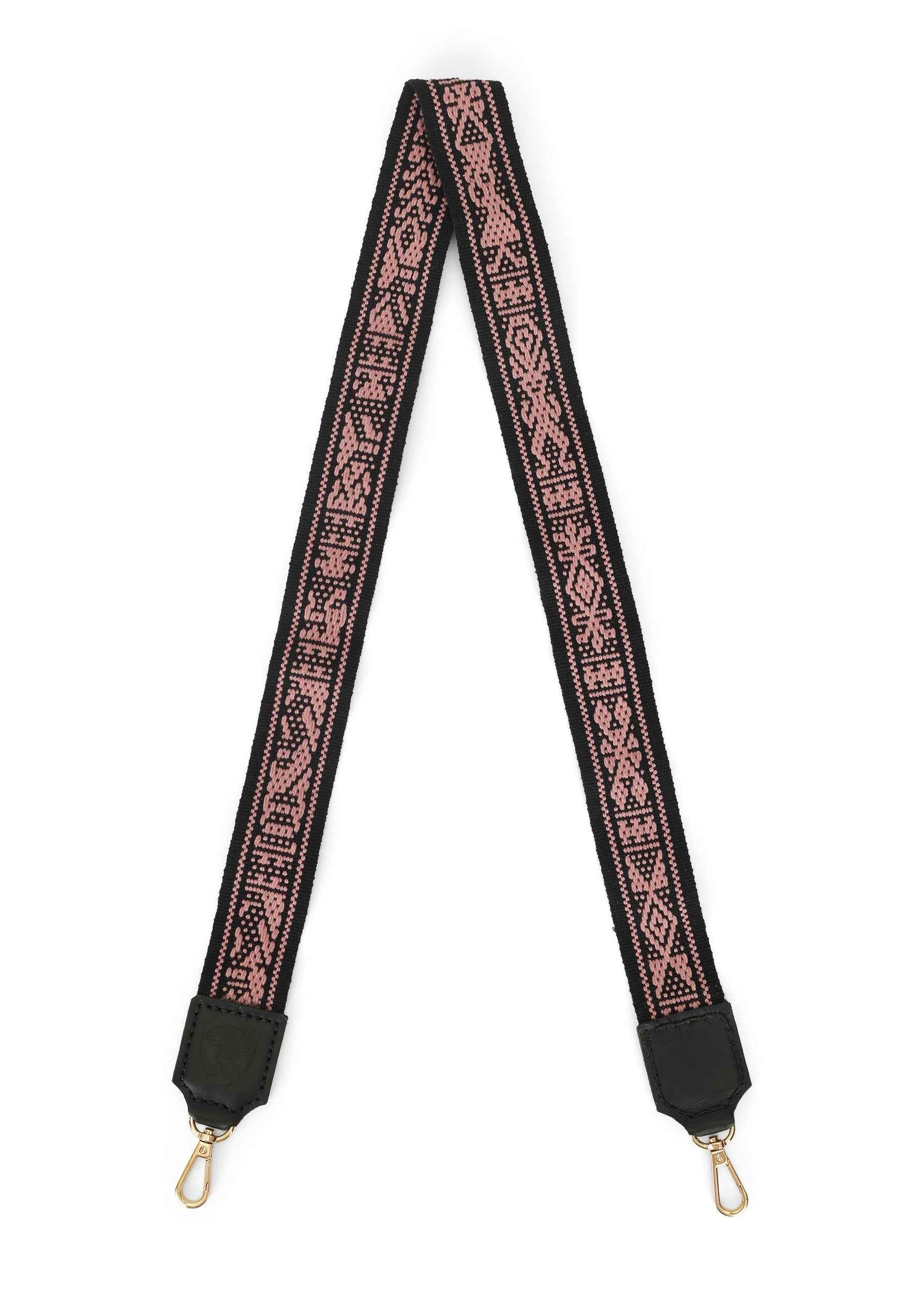 Aztec Strap Black+Pink