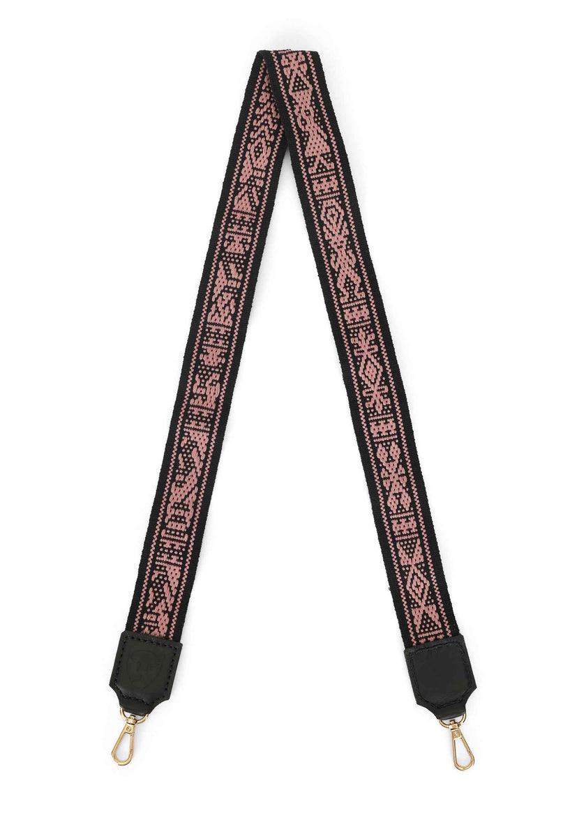 Aztec Strap Black+Pink