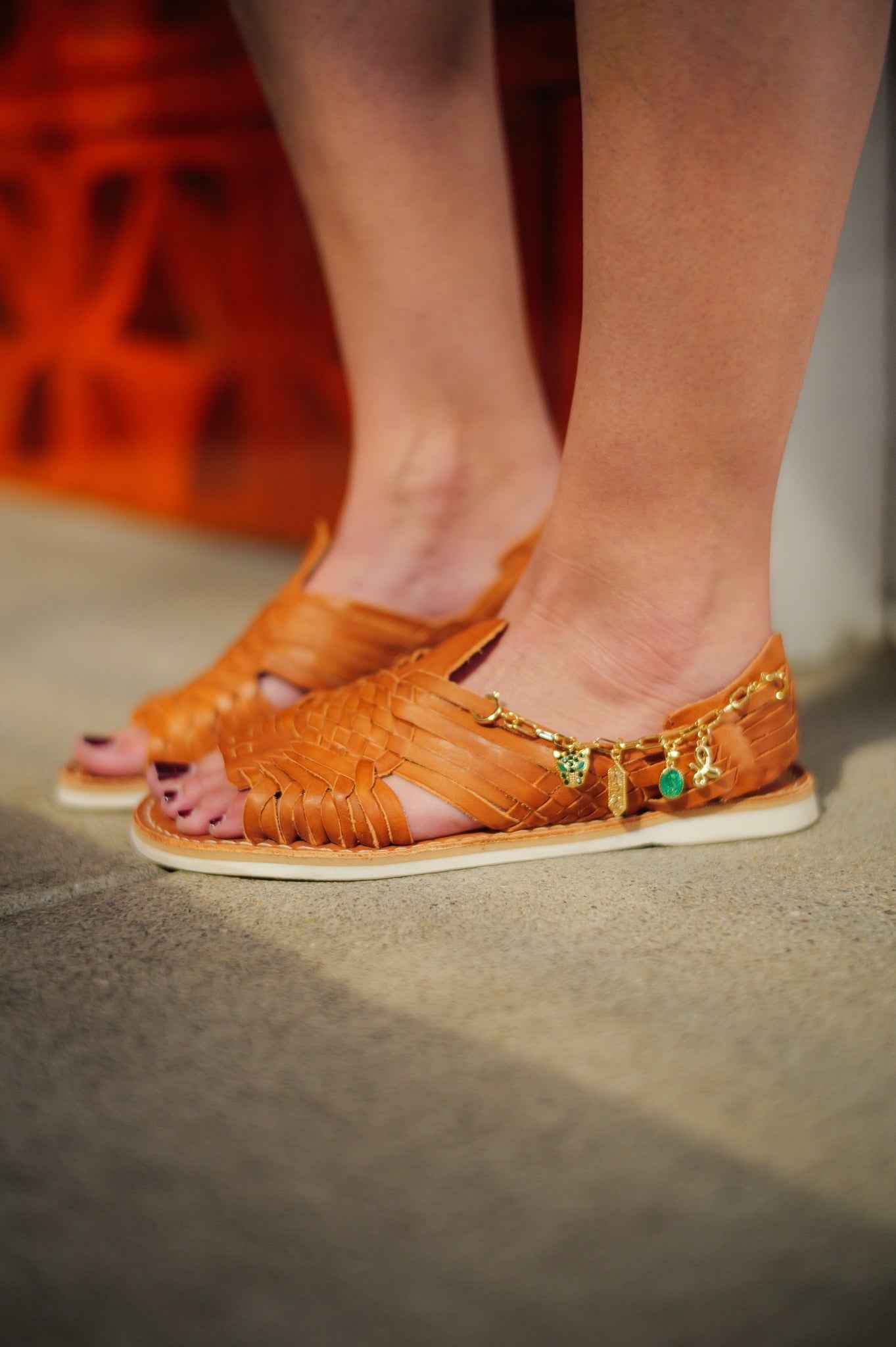 Camel Leather Pachuco Huarache