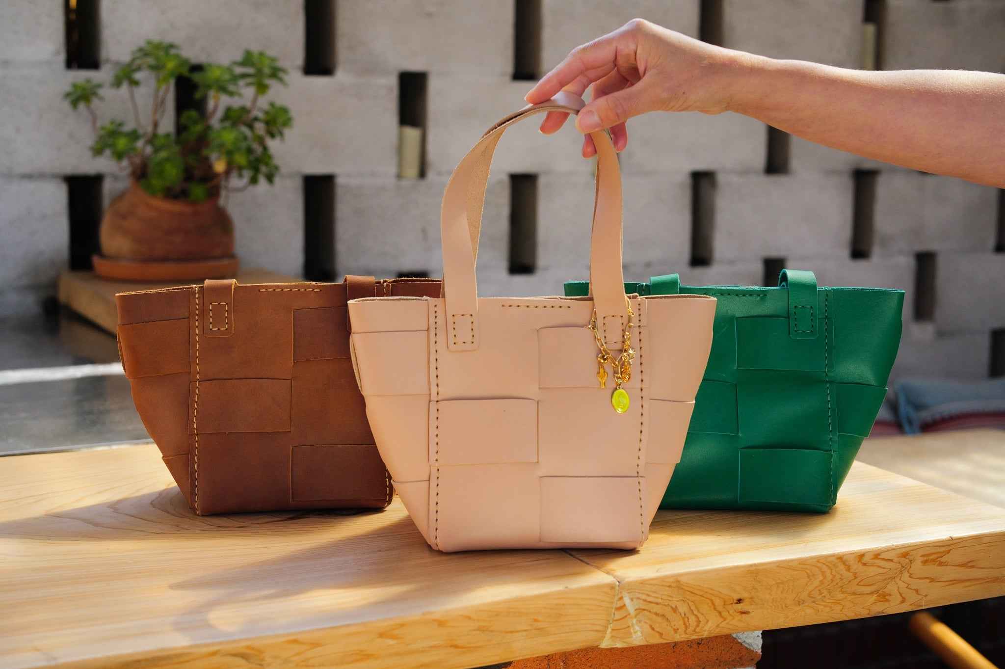 Carmen Basket Bag Green