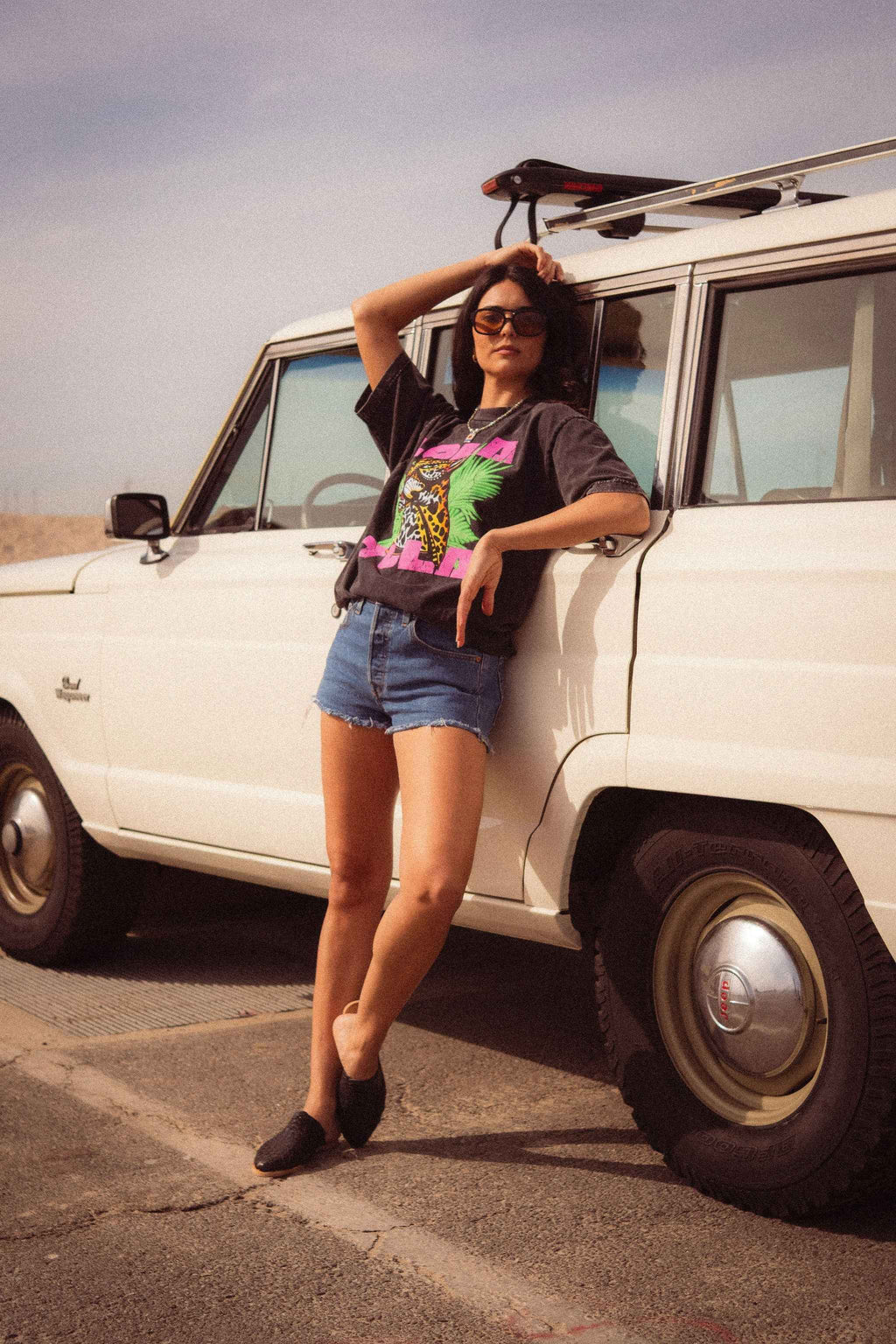 Jungle Jaguar Tee // PINK