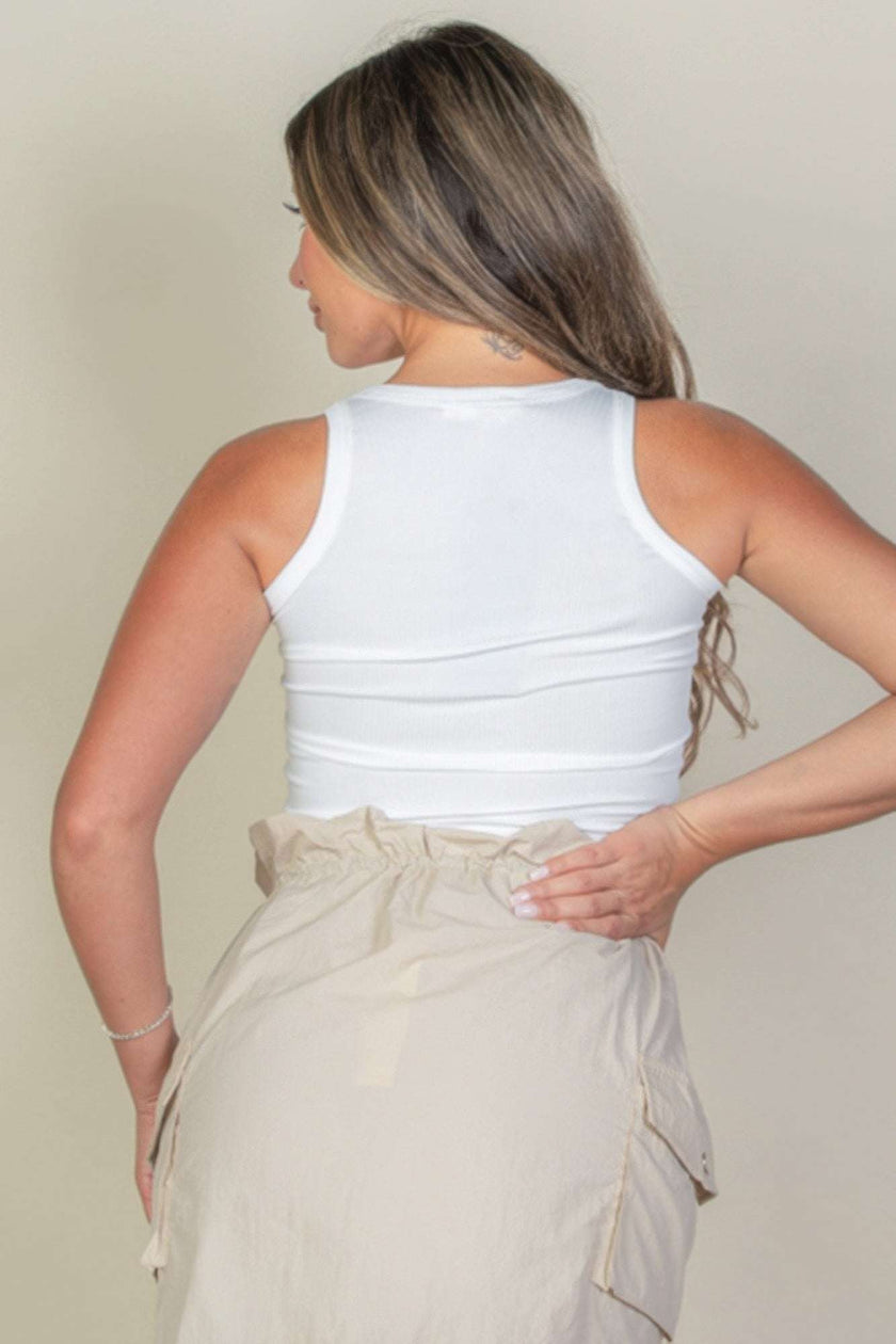 Ribbed Tank Top - Pikemla