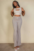 Ribbed Cut Out Front Crop Top - Pikemla