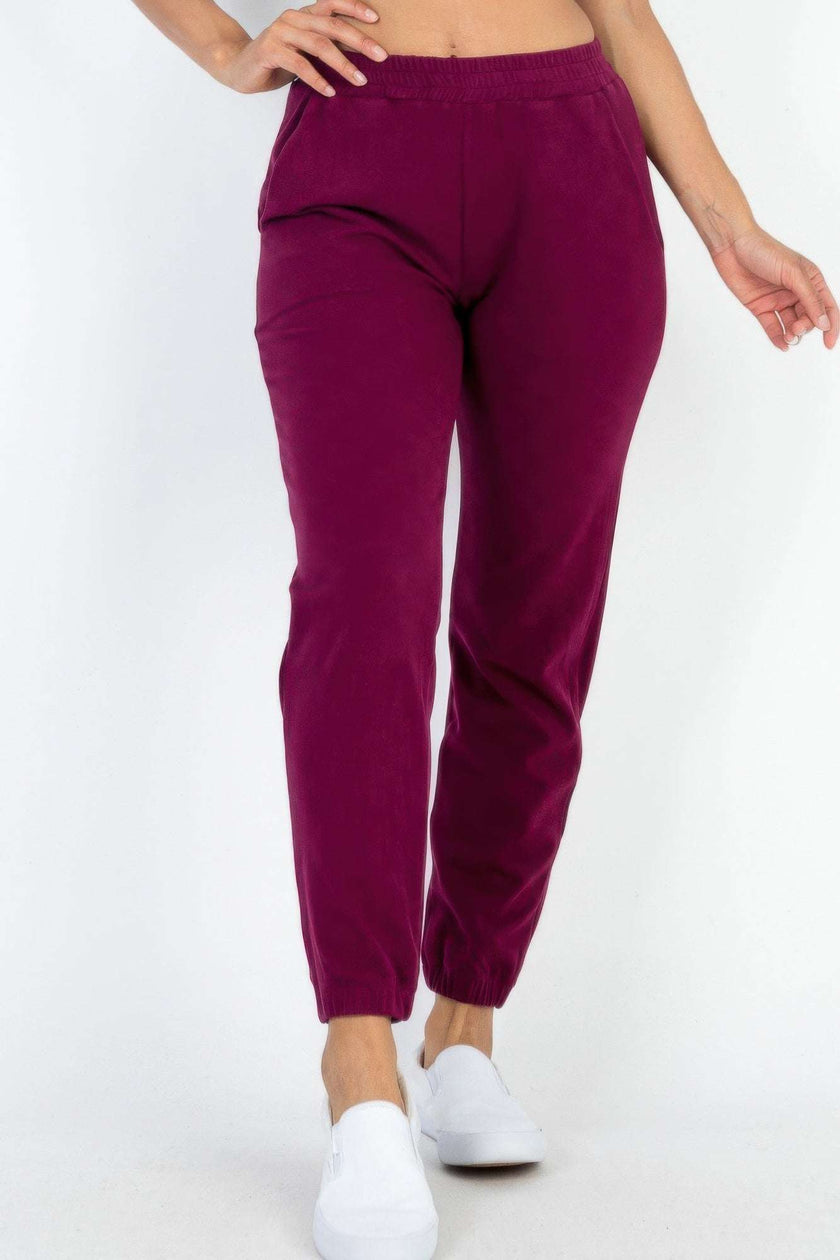 Ribbed Side Pocket Joggers - Pikemla