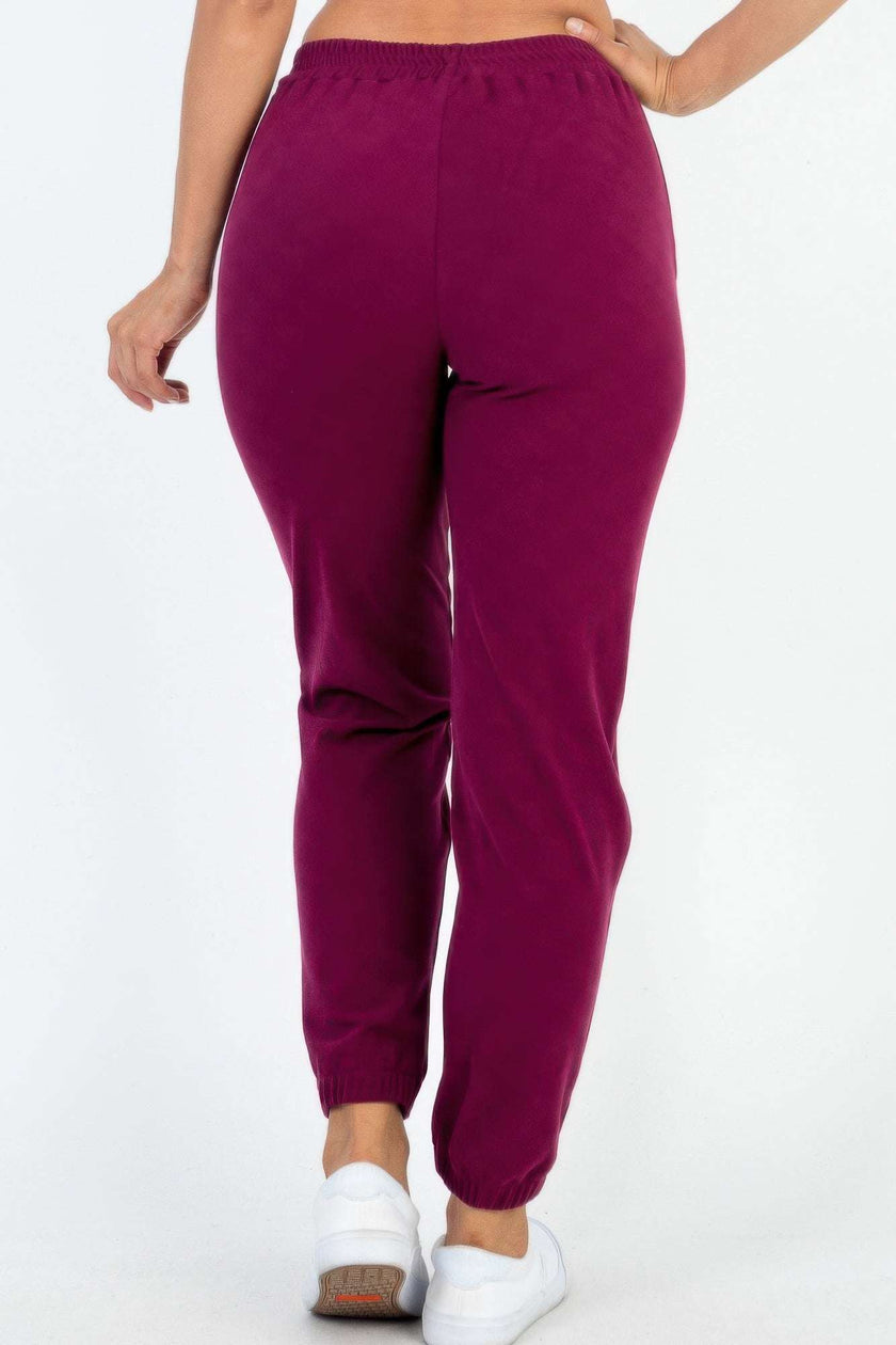 Ribbed Side Pocket Joggers - Pikemla