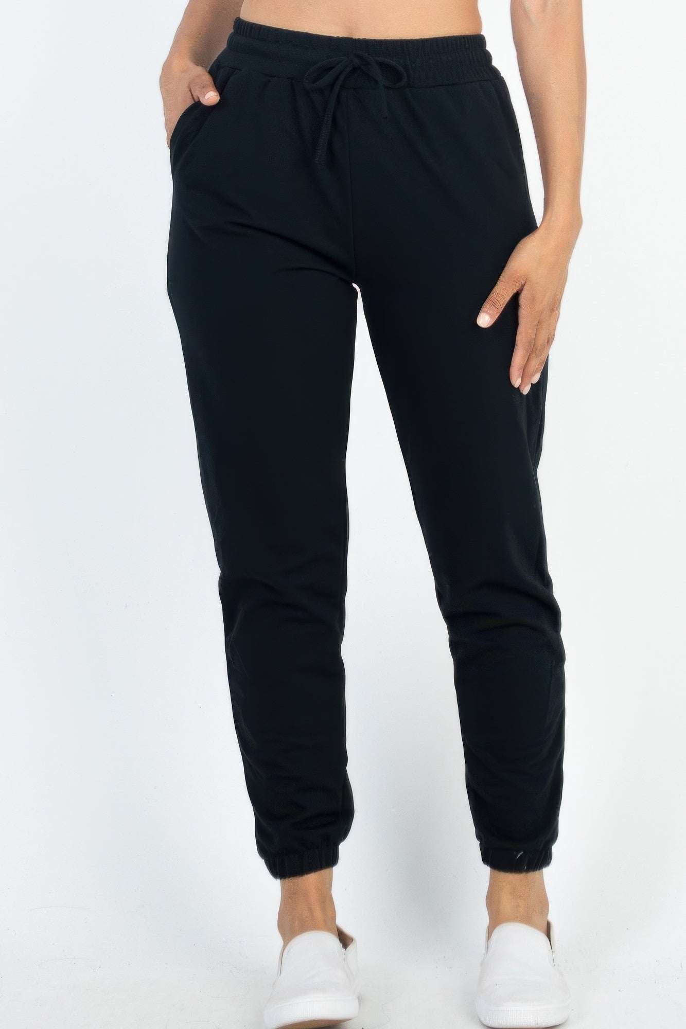 French Terry Jogger Pants - Pikemla