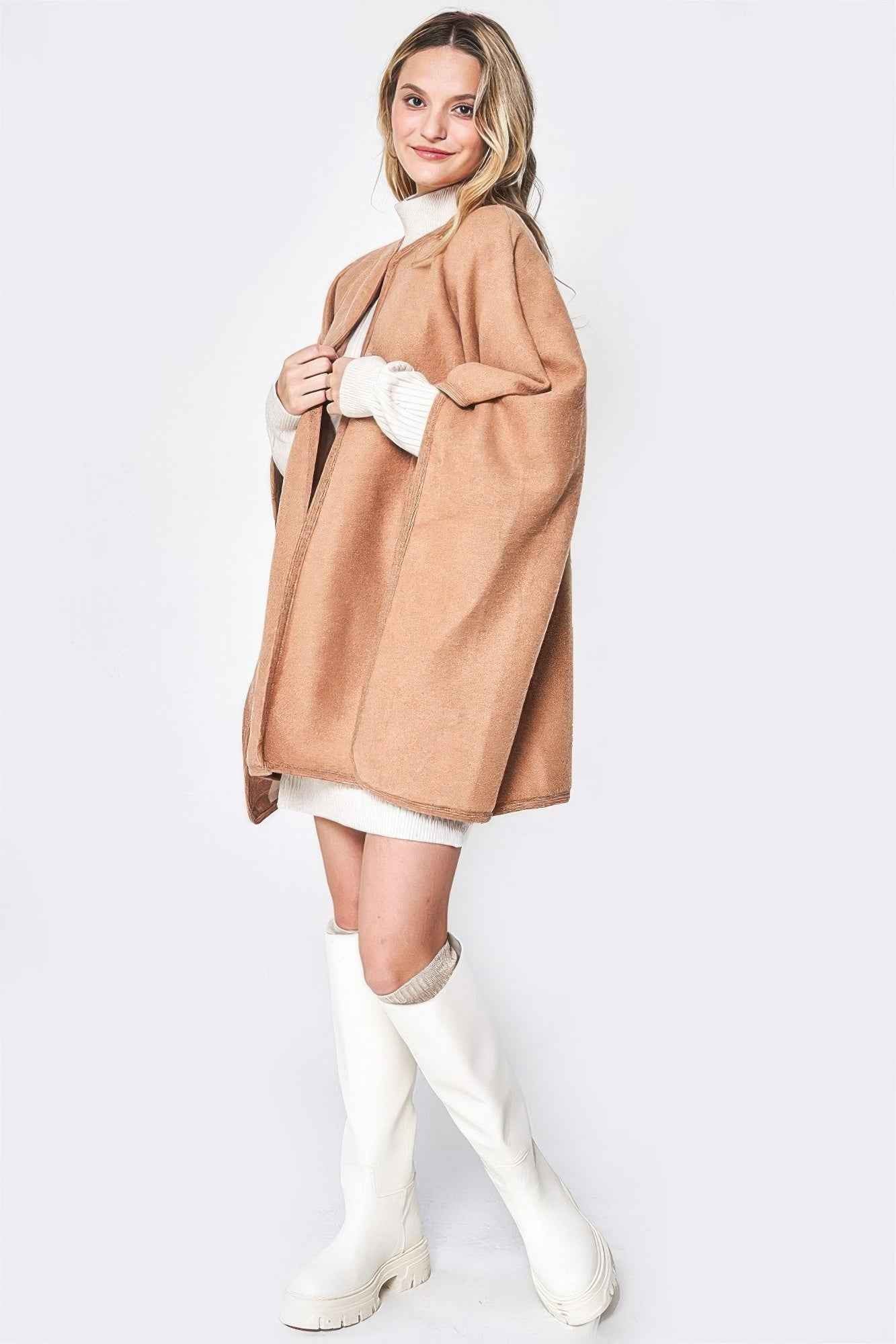 Side Border Ruana - Pikemla