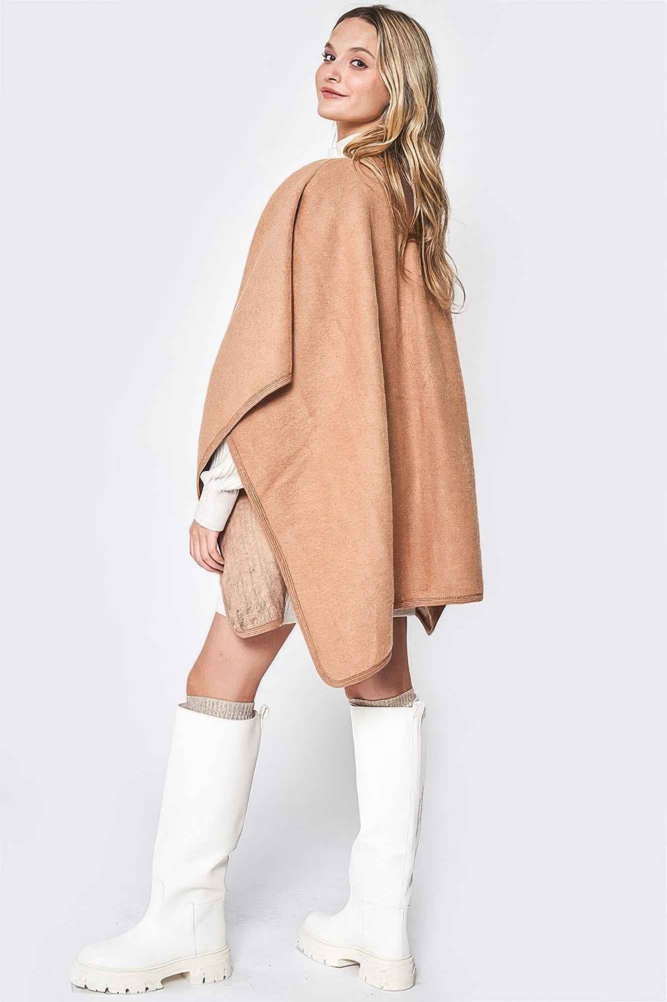 Side Border Ruana - Pikemla