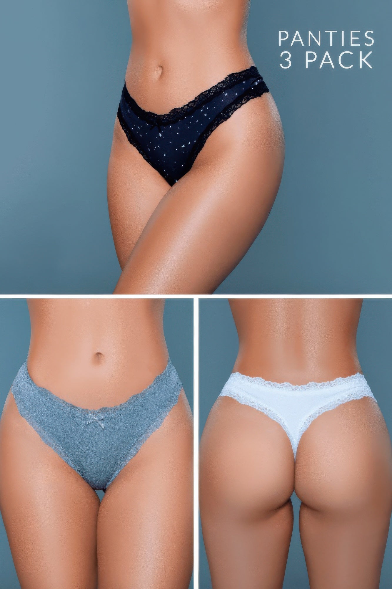 Jade Thong 3 Pack - Pikemla