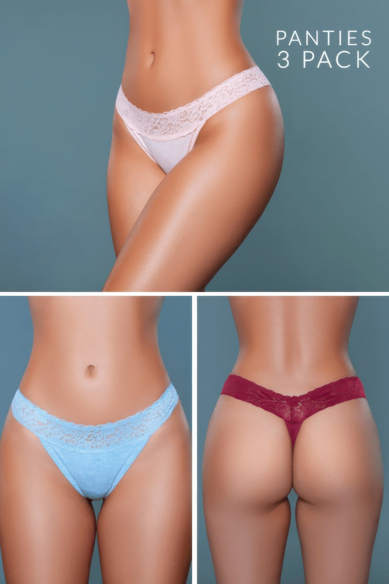 Asher Thong 3 Pack - Pikemla