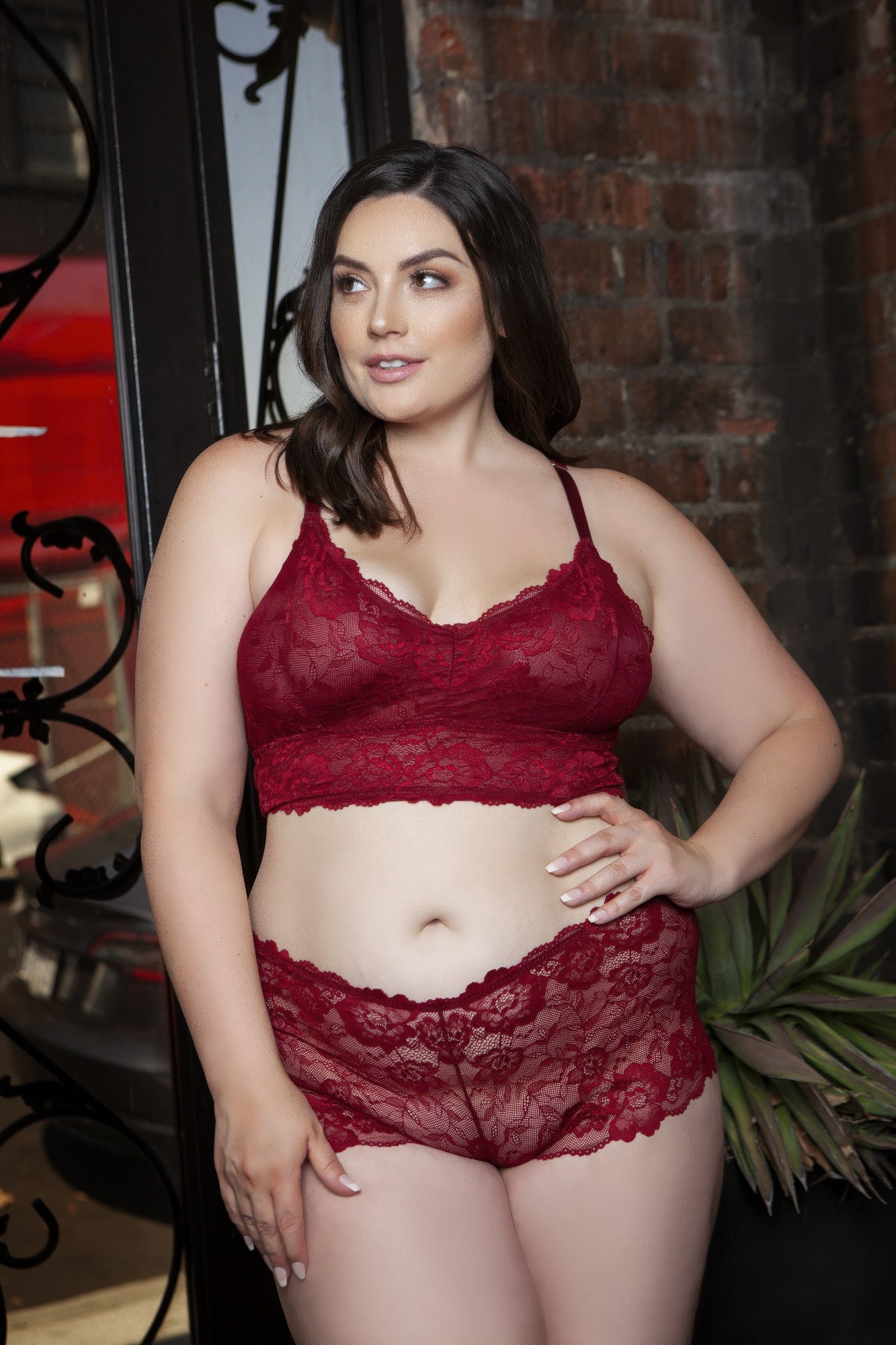 Cindy Lace Cami Set - Pikemla