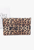 Nylon Leopard Metal Studded Clutch Bag - Pikemla