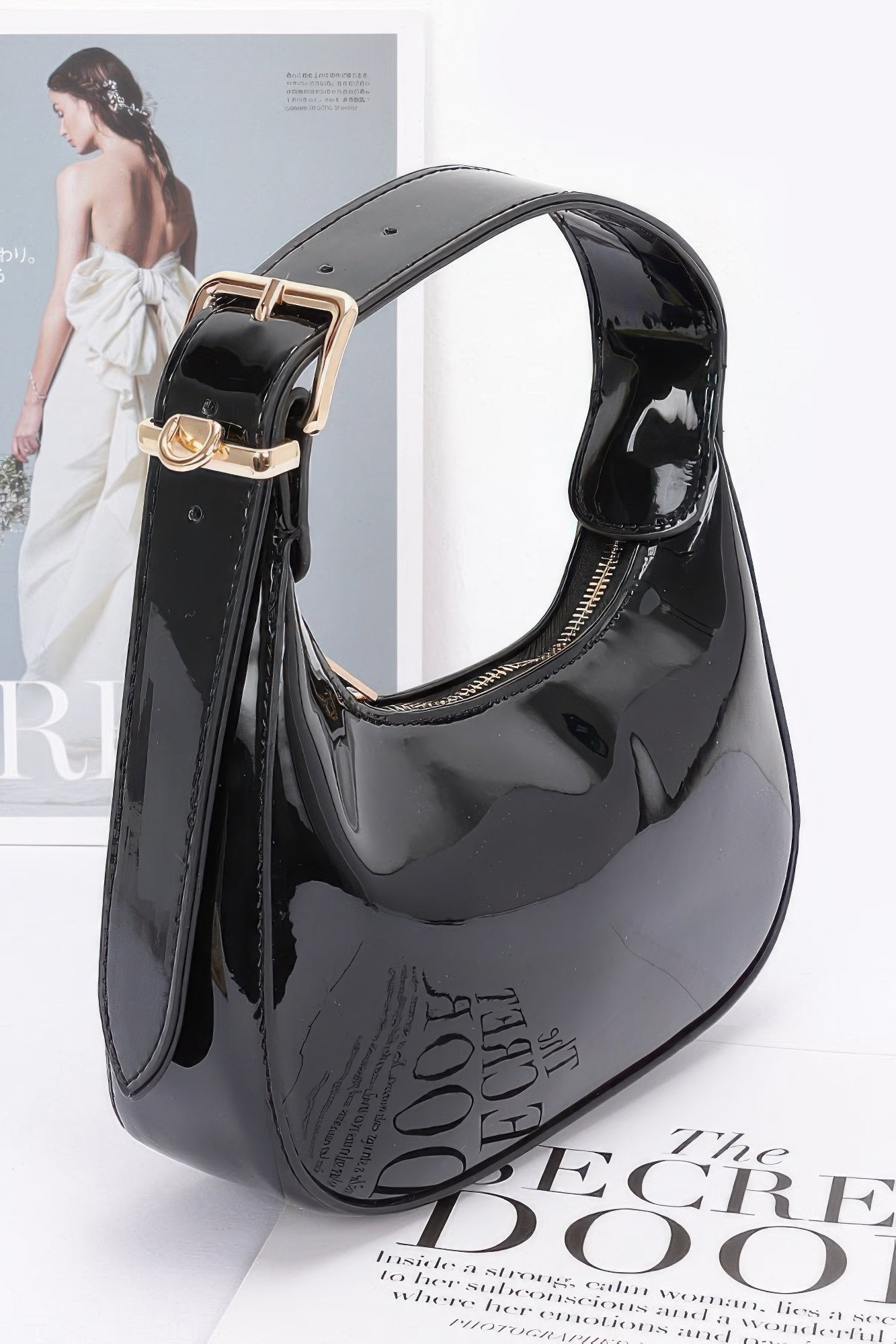 Enamel Hobo Bag - Pikemla