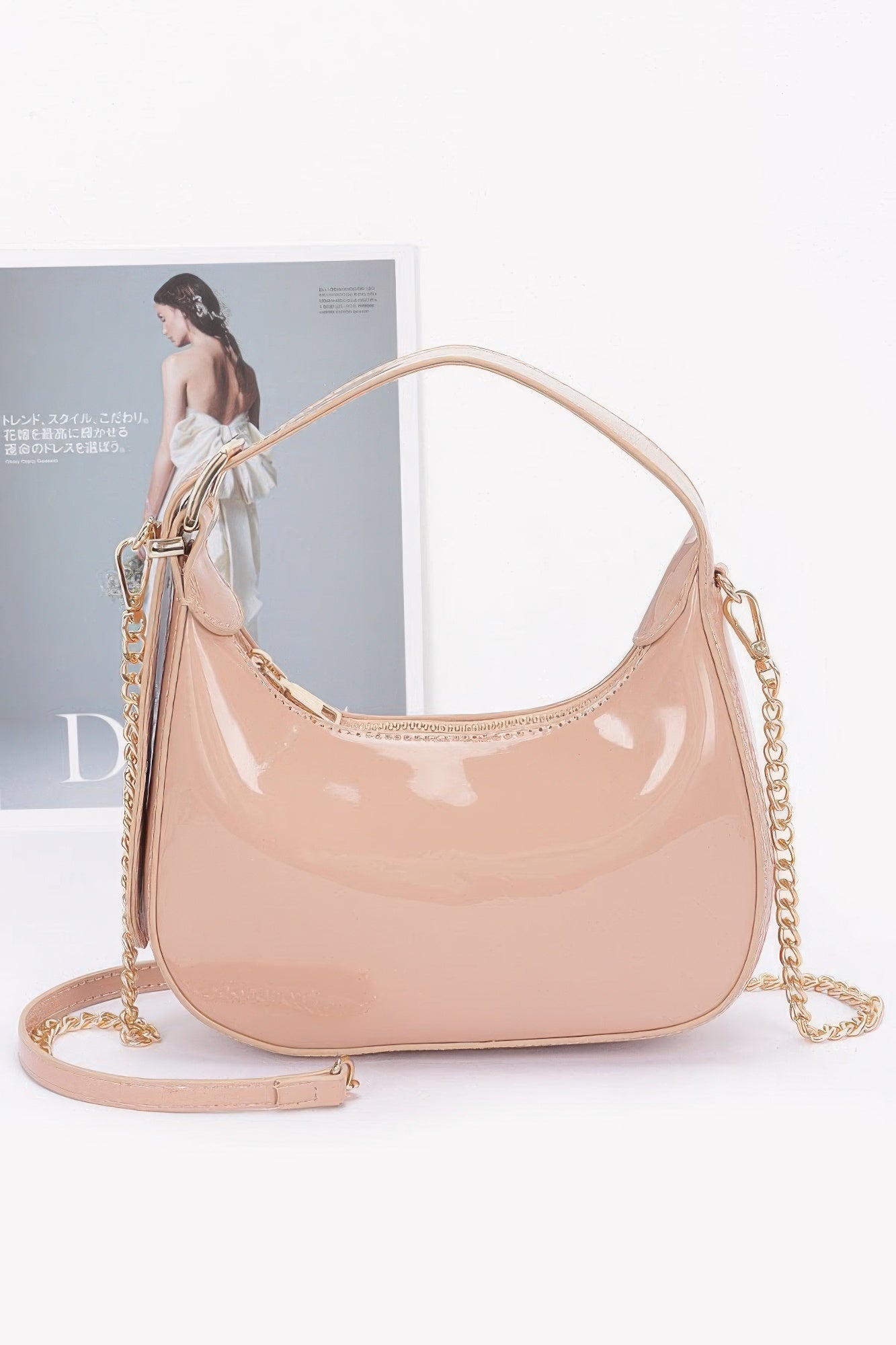 Enamel Hobo Bag - Pikemla